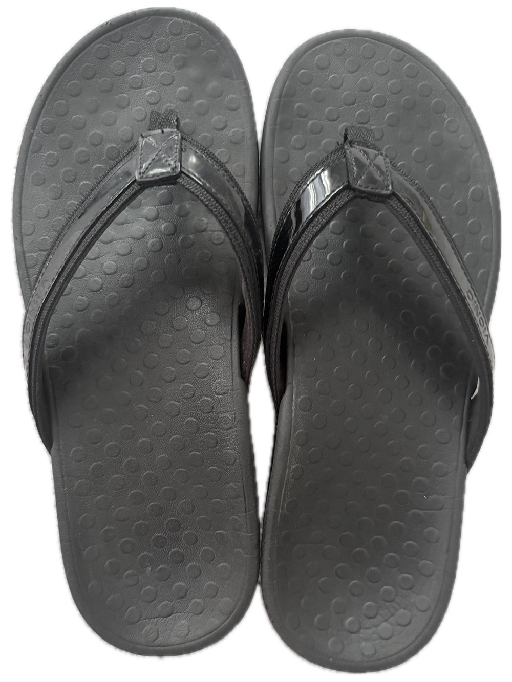 Vionic Tide II Toe-Post Sandal in Black US 9 - Picture 8 of 16